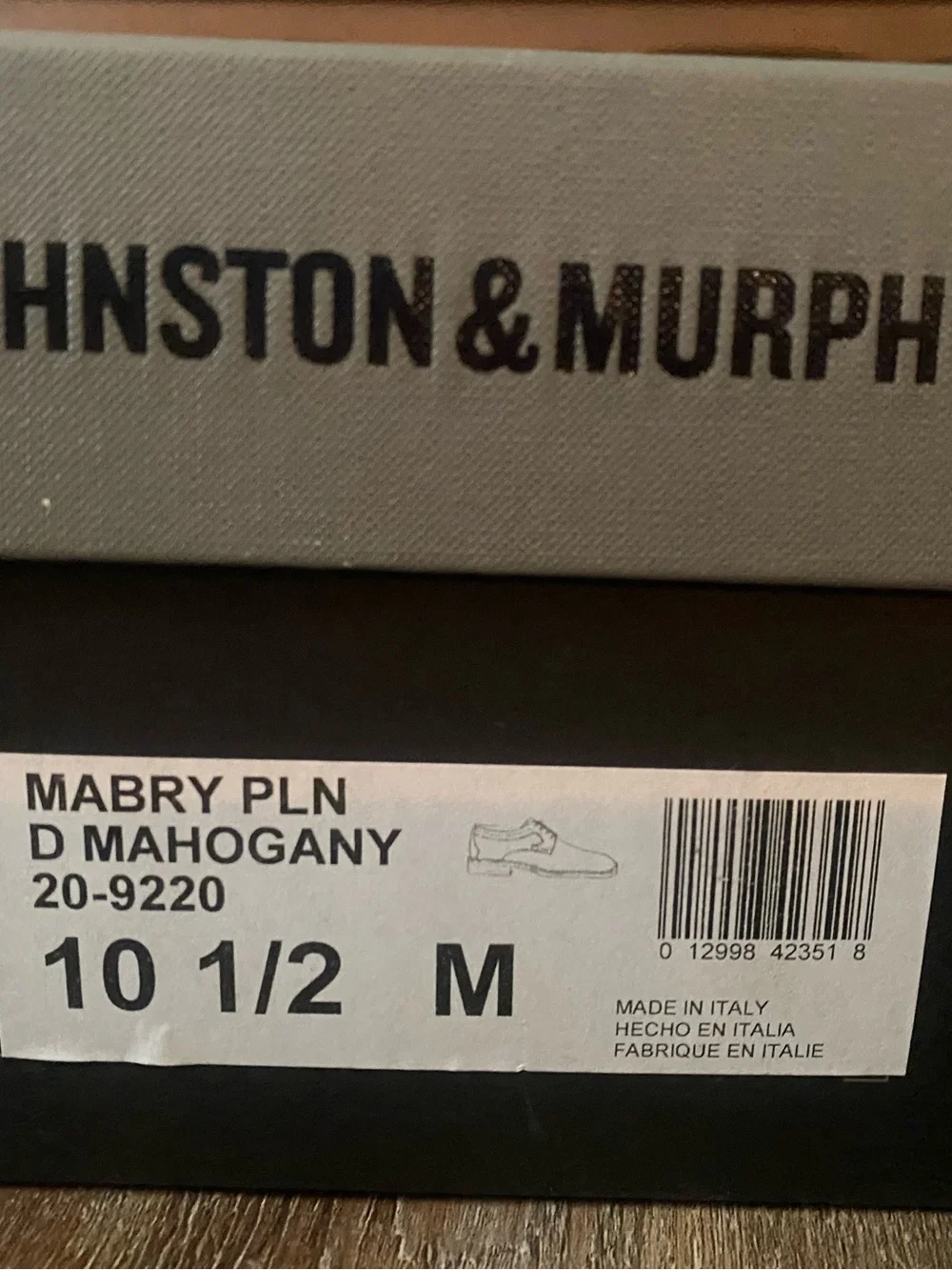 Johnston & Murphy Brown Leather Derby Shoes